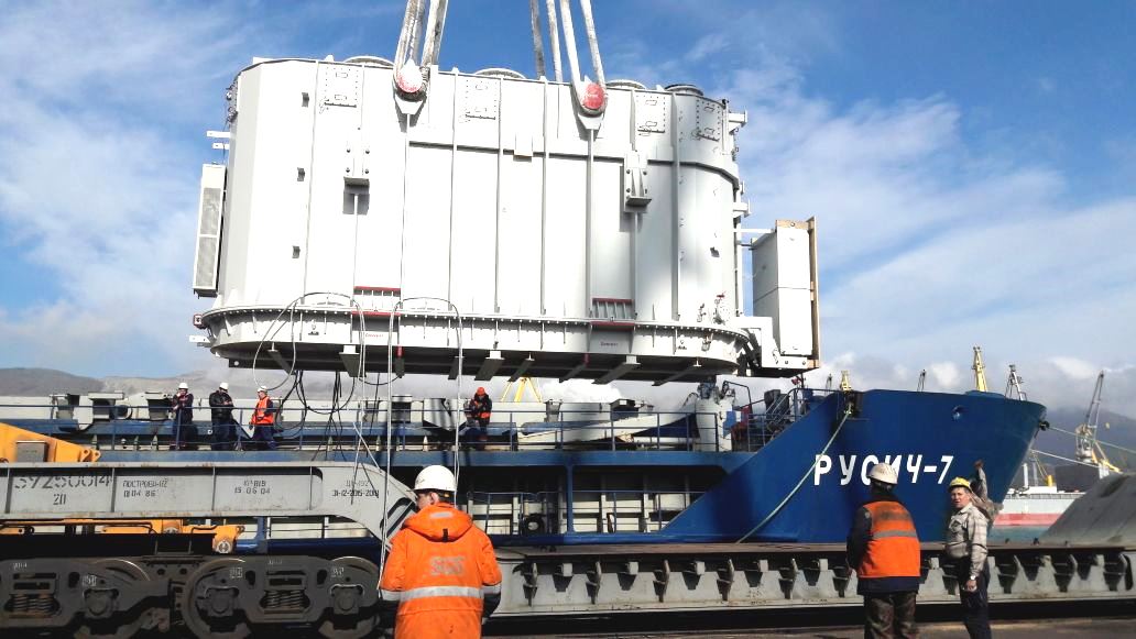 FESCO transports three transformers from Novorossiysk for Moscow central heating and power plants FESCO transports three transformers from Novorossiysk for Moscow central heating and power plants