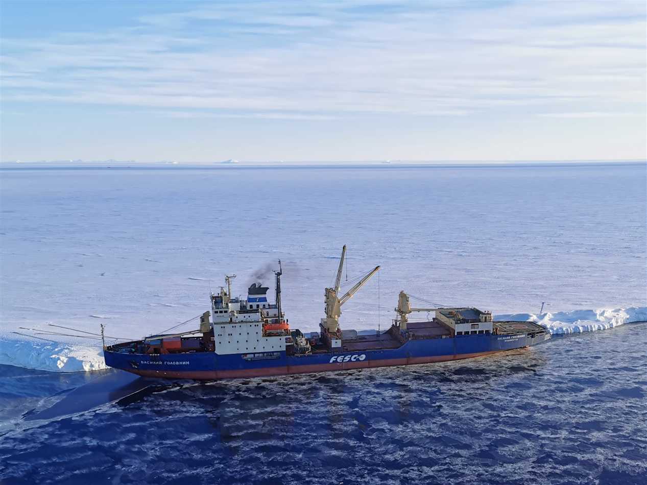 FESCO vessel finished the Antarctic expedition 2020 delivering cargo to research stations FESCO vessel finished the Antarctic expedition 2020 delivering cargo to research stations