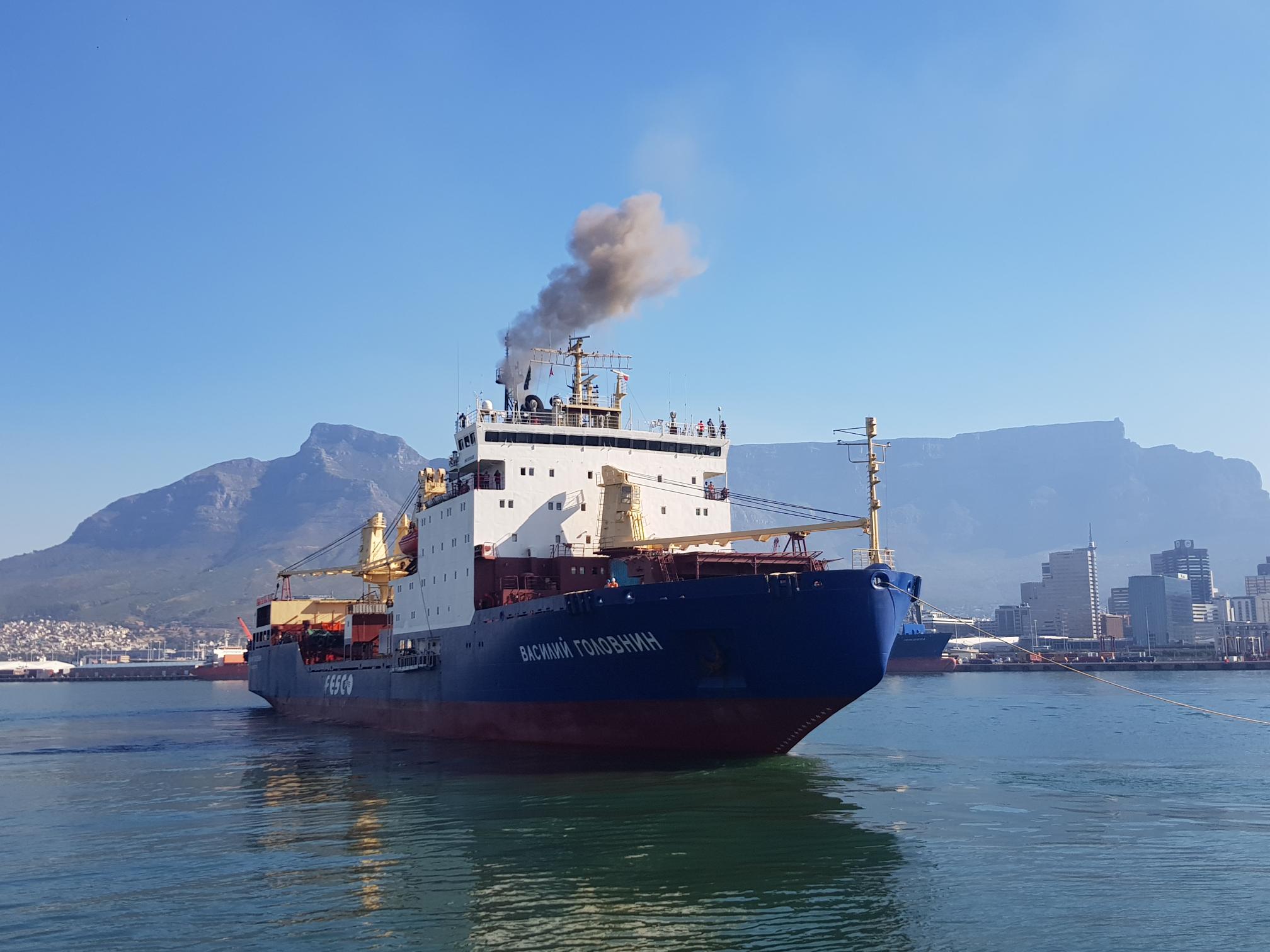 FESCO vessel departed to Antarctica to deliver supplies to research stations in India and Belgium